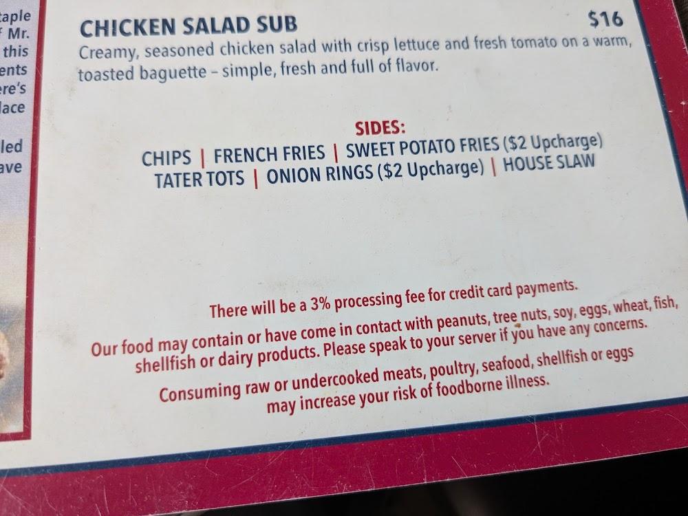 Mr.Pizza Restaurant & Tavern Menu image 4